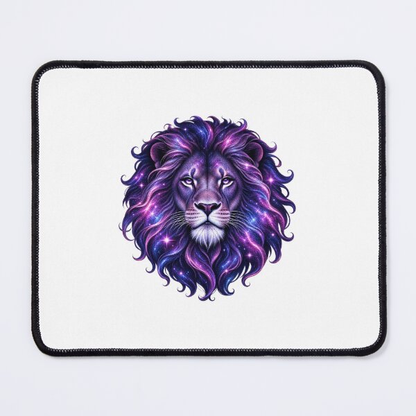 Item preview, Majestic Cosmic Lion with Purple Galaxy Mane designed and sold by Nexiralk.