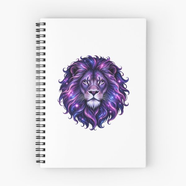 Item preview, Majestic Cosmic Lion with Purple Galaxy Mane designed and sold by Nexiralk.
