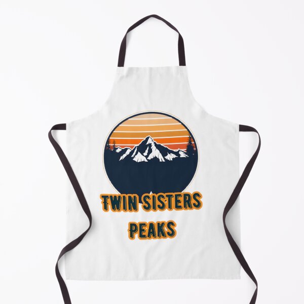 Item preview, Twin Sisters Peaks Scenic Mountain Landscape Illustration designed and sold by OssamBec.