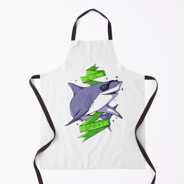 Item preview, Majestic Great White Shark Ocean Illustration Design designed and sold by Nishant Turekar.
