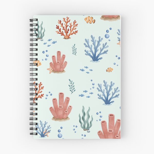 Item preview, Watercolor Coral Reef Ocean Pattern designed and sold by SheHood.