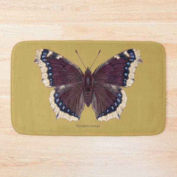Item preview, The Drunken Monarch: Camberwell Beauty Entomological Art Print designed and sold by FreiherrPK.