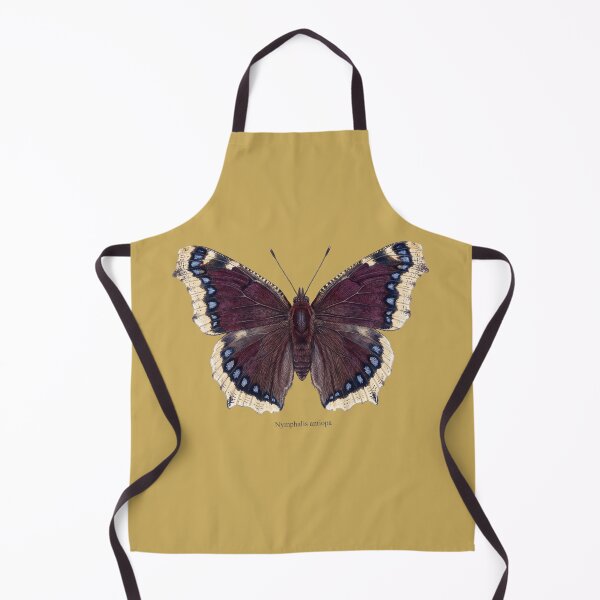 Item preview, The Drunken Monarch: Camberwell Beauty Entomological Art Print designed and sold by FreiherrPK.