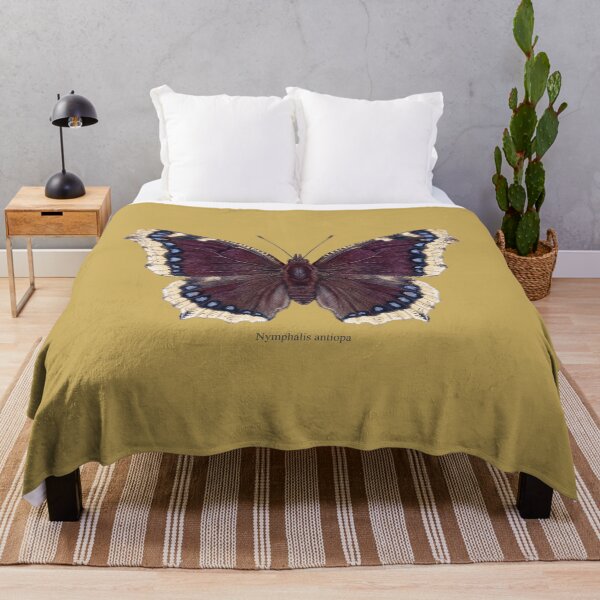 Item preview, The Drunken Monarch: Camberwell Beauty Entomological Art Print designed and sold by FreiherrPK.