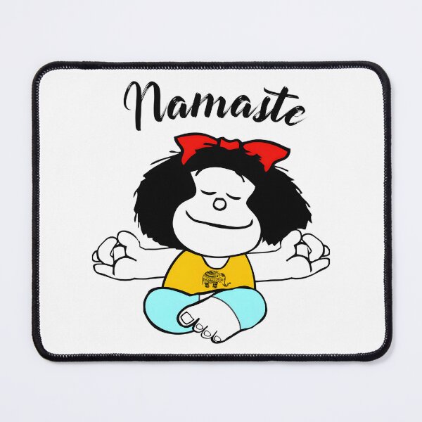 Item preview, Mafalda Namaste Peaceful Meditation Inspired Design designed and sold by hanymoussa.