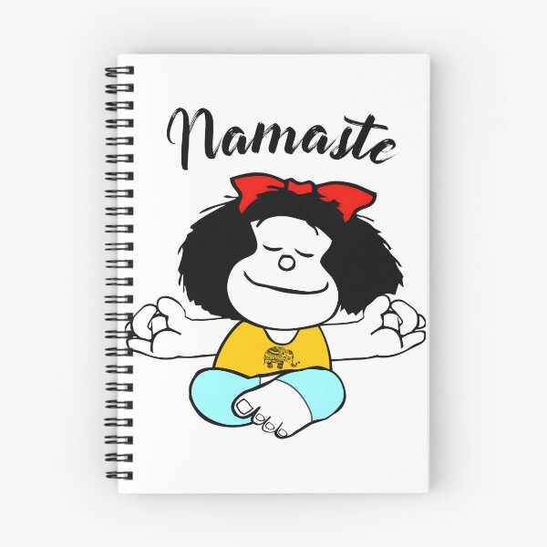 Item preview, Mafalda Namaste Peaceful Meditation Inspired Design designed and sold by hanymoussa.