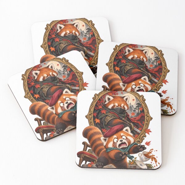 Item preview, Panicked Red Panda Fierce Portrait designed and sold by SiamSmiles.