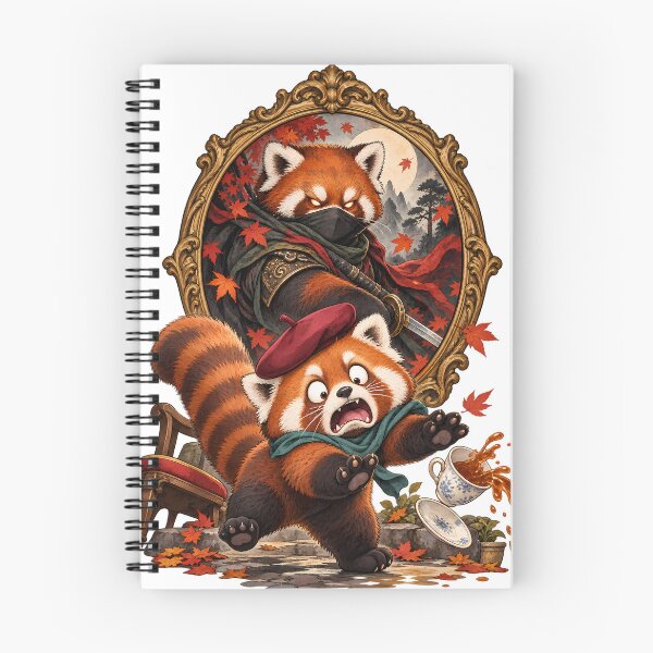 Item preview, Panicked Red Panda Fierce Portrait designed and sold by SiamSmiles.