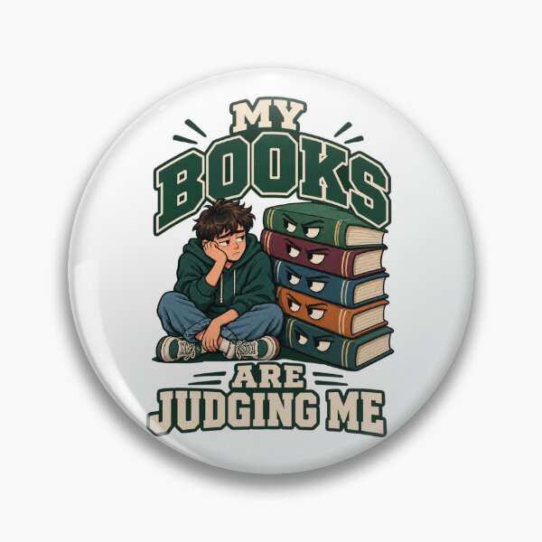 Item preview, My Books Are Judging Me Funny College Student Bookworm Humor T-Shirt designed and sold by Print-Mingle01.