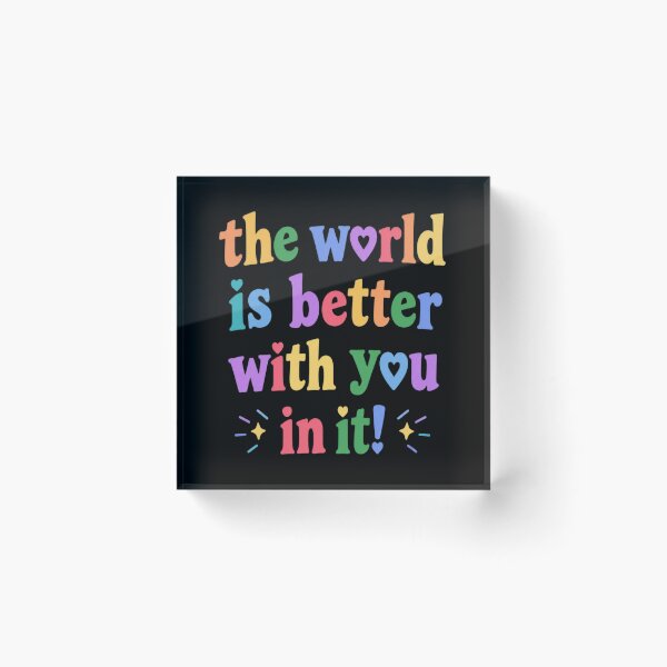 Item preview, The World Is Better designed and sold by DiyaLin009.