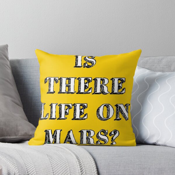 Item preview, is there life on mars sign music song iconic yellow designed and sold by Doctor Schtrudel.
