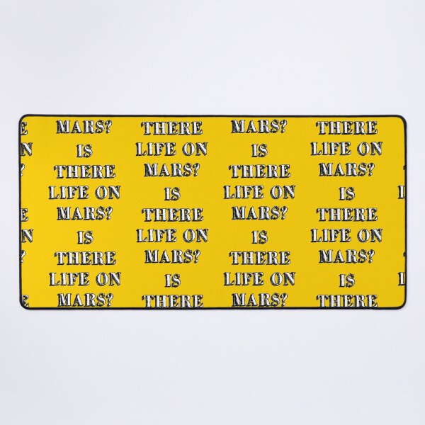Item preview, is there life on mars sign music song iconic yellow designed and sold by Doctor Schtrudel.