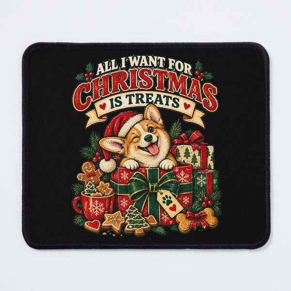Item preview, Short Legs, Big Holiday Cheer — Christmas Corgi Illustration designed and sold by Crystal-Tree.