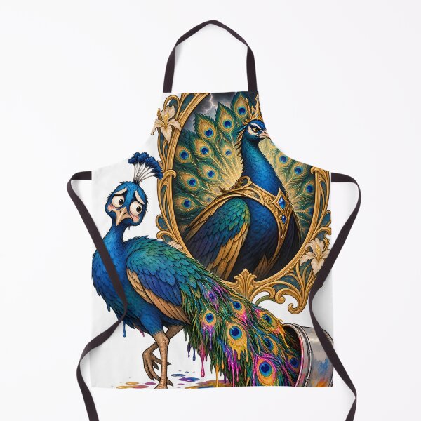 Item preview, Silly Peacock Fierce Portrait designed and sold by SiamSmiles.