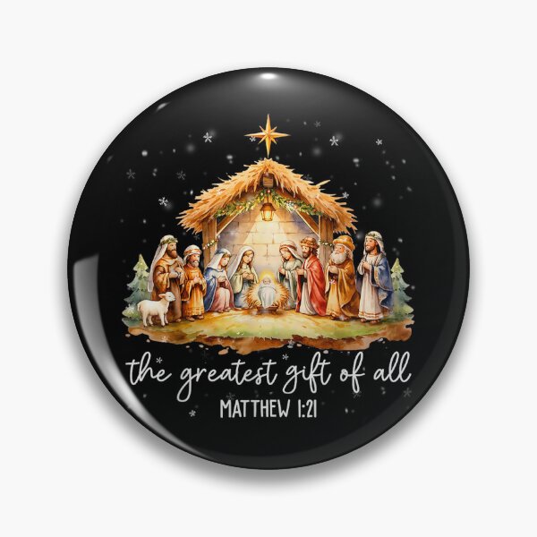 Item preview, The Greatest Gift for All Christmas Nativity Jesus Christian designed and sold by LittleNhutton.