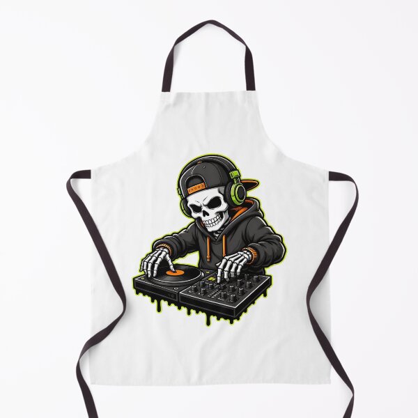 Item preview, Skeleton Playing DJ Headphones Cap Art designed and sold by Dmo3HarkoArt.