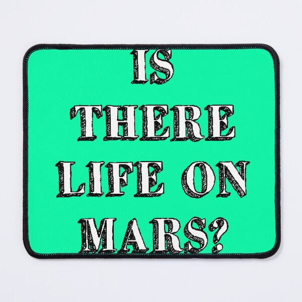 Item preview, is there life on mars sign music song iconic mint green designed and sold by Doctor Schtrudel.