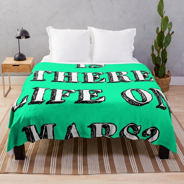 Item preview, is there life on mars sign music song iconic mint green designed and sold by Doctor Schtrudel.