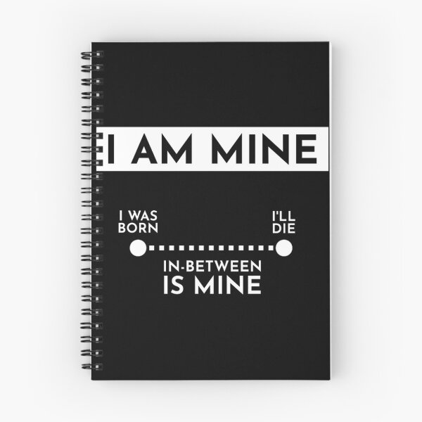 Item preview, I Am Mine Inspirational Quote Typography Design for Self Empowerment designed and sold by Karamallah.