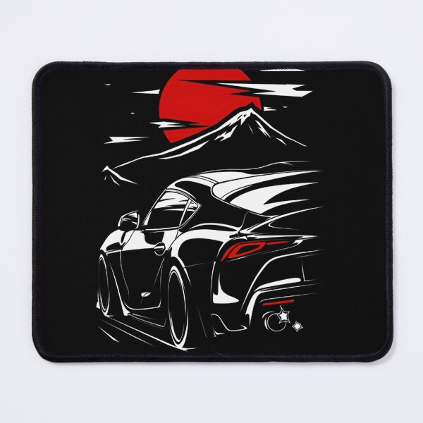 Item preview, Toyota GR Supra Inspired Car Illustration with Haruna Theme designed and sold by naughty-boy.