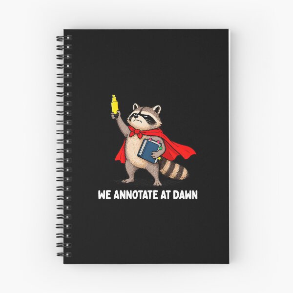 Item preview, We Annotate At Dawn Funny Raccoon English Teacher designed and sold by nryum.