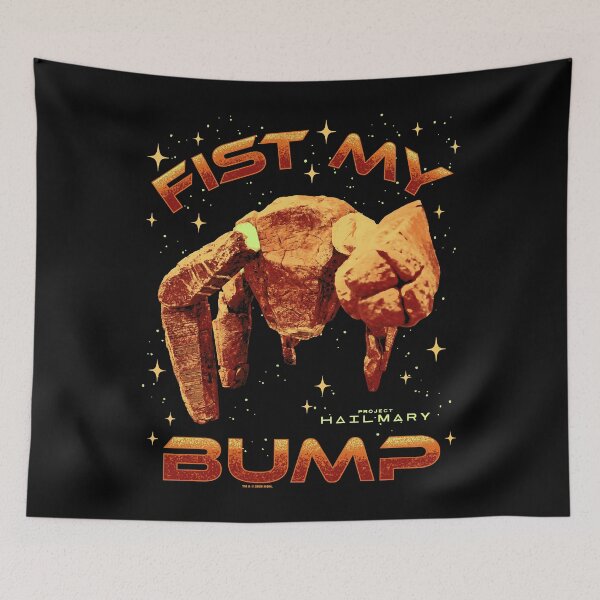 Item preview, Arts Project Hail Mary Fist My Bump Rocky The Alien  designed and sold by DebbieLoucks2.