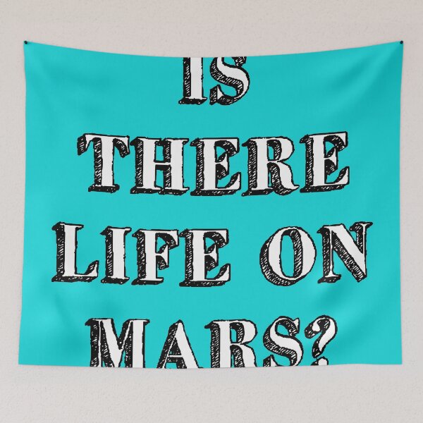 Item preview, is there life on mars sign music song iconic blue designed and sold by Doctor Schtrudel.