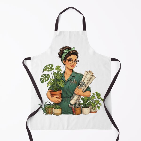 Item preview, Retro Vintage Plant Parent Mechanical Engineer Illustration designed and sold by Coco Zone .