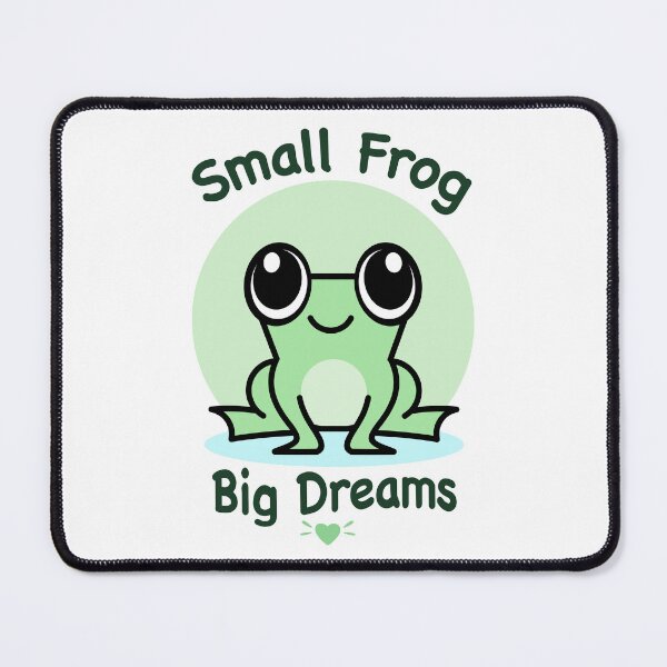 Item preview, Small Frog Big Dreams Cute Kawaii Frog Inspirational Design designed and sold by NicolasMar.