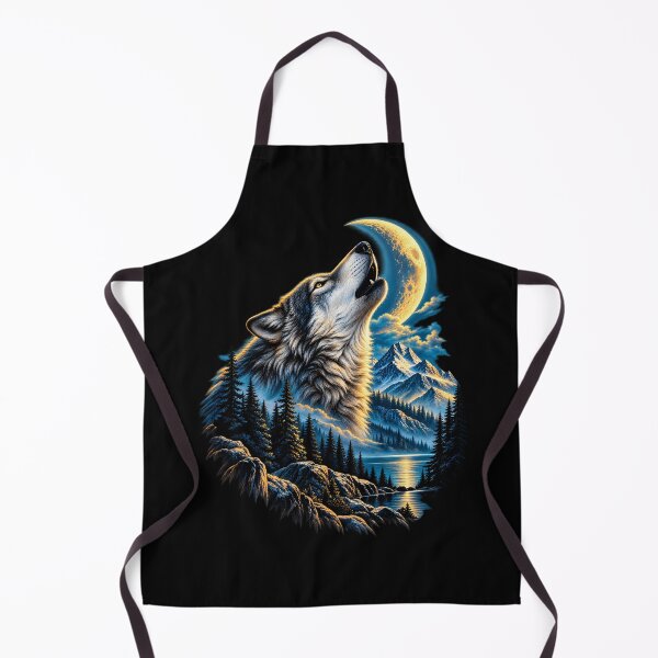 Item preview, Wolf Moon Mountain Wilderness designed and sold by RkskArt.