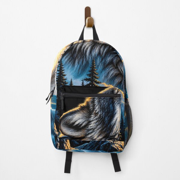 Item preview, Wolf Moon Mountain Wilderness designed and sold by RkskArt.