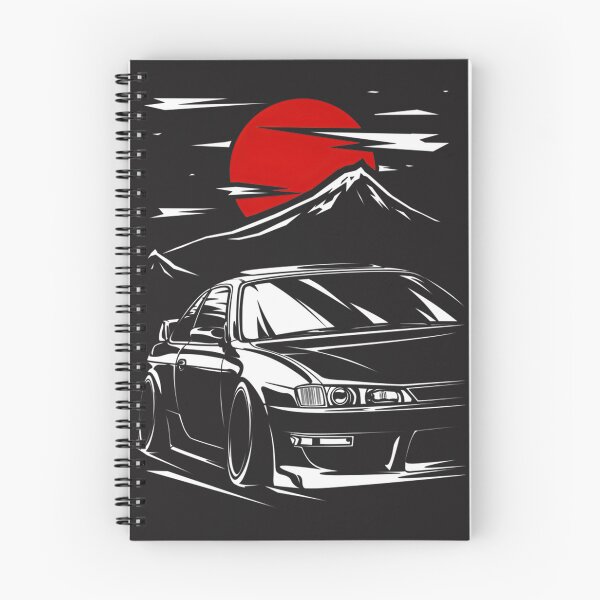 Item preview, Silvia S Kouki Touge Drift Car Illustration Design designed and sold by naughty-boy.