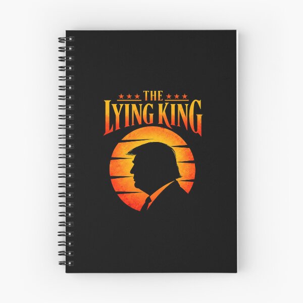 Item preview, The Lying King Trump Political Satire Retro Sunset designed and sold by nryum.