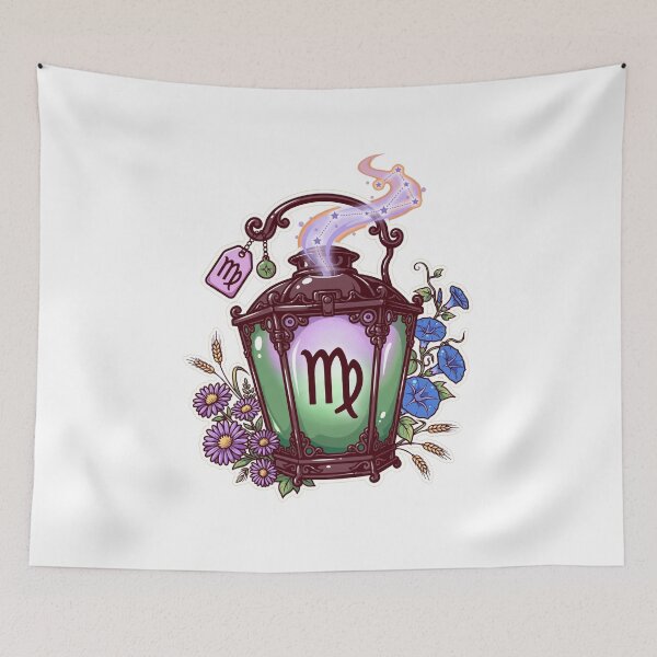 Item preview, Virgo Zodiac Lantern designed and sold by LunaGlow Studio.