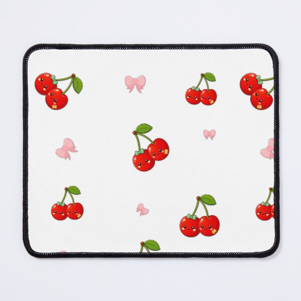 Item preview, Cute Cherry Bow Pattern – Coquette Kawaii Fruit Design designed and sold by lunadesignsmoon.