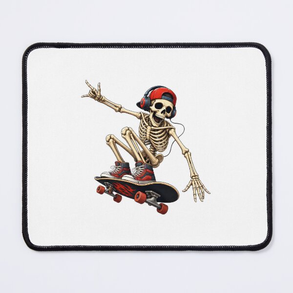 Item preview, Skeleton Skateboarding Headphones Cap Art designed and sold by Dmo3HarkoArt.