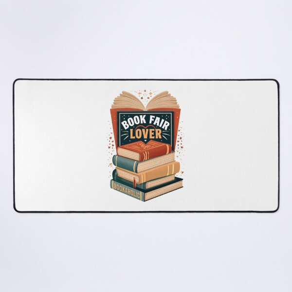 Item preview, Book Fair Lover – Cute Vintage Bookworm Reading Design designed and sold by DyzioSupply.