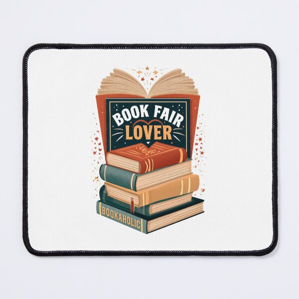 Item preview, Book Fair Lover – Cute Vintage Bookworm Reading Design designed and sold by DyzioSupply.