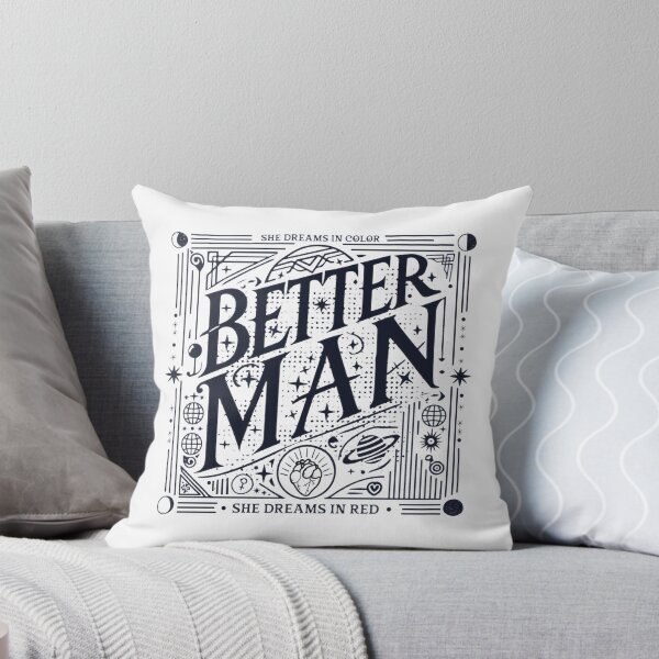Item preview, Inspirational Better Man Motivational Quote Design for Personal Growth designed and sold by Karamallah.