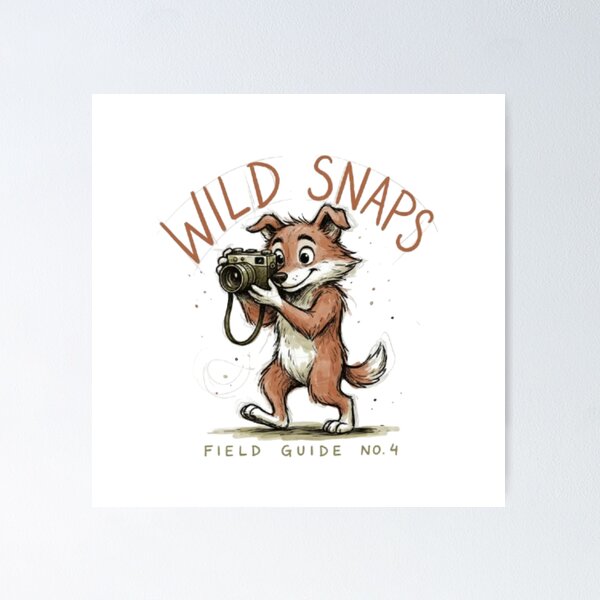 Item preview, Wild Snaps Vintage Wildlife Photography Field Guide designed and sold by PoleksGraphics.