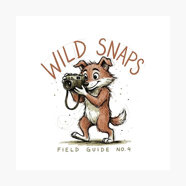 Item preview, Wild Snaps Vintage Wildlife Photography Field Guide designed and sold by PoleksGraphics.