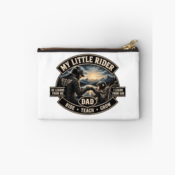 Item preview, My Little Rider – Father & Son Motorcycle Gift designed and sold by Bocianessco.