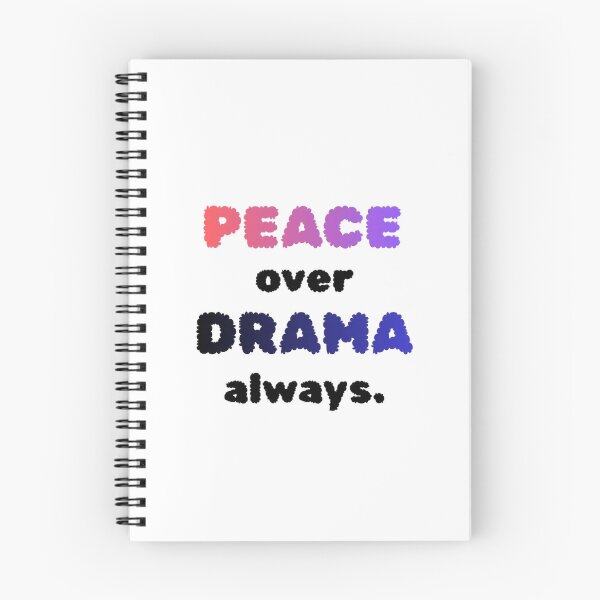 Item preview, #DarkPsychology "PEACE over DRAMA, always." designed and sold by Inktypolis.