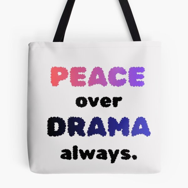 Item preview, #DarkPsychology "PEACE over DRAMA, always." designed and sold by Inktypolis.
