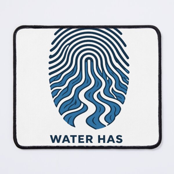 Item preview, Water Has A Memory Fingerprint Design designed and sold by Nuvoro Eco Awareness.