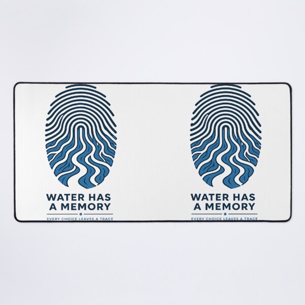 Item preview, Water Has A Memory Fingerprint Design designed and sold by Nuvoro Eco Awareness.