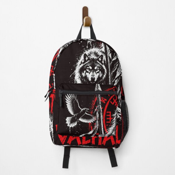 Item preview, Valhalla Calls Odin Wolf and Raven Viking Norse Compass designed and sold by ImeldaSparks.