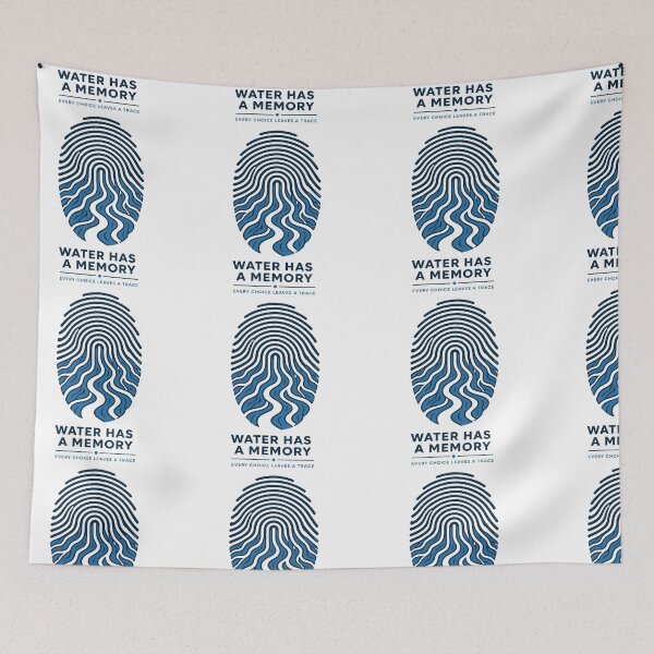 Item preview, Water Has A Memory Fingerprint Design    designed and sold by Nuvoro Eco Awareness.