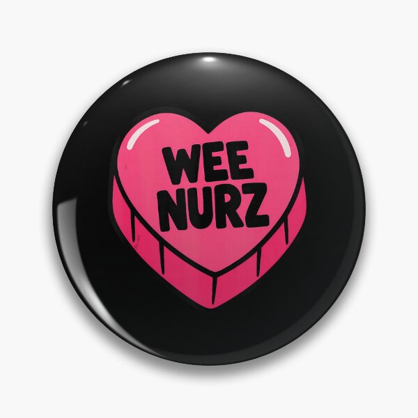 Item preview, Wee Nurz Funny Valentine Candy Heart Pun designed and sold by nryum.
