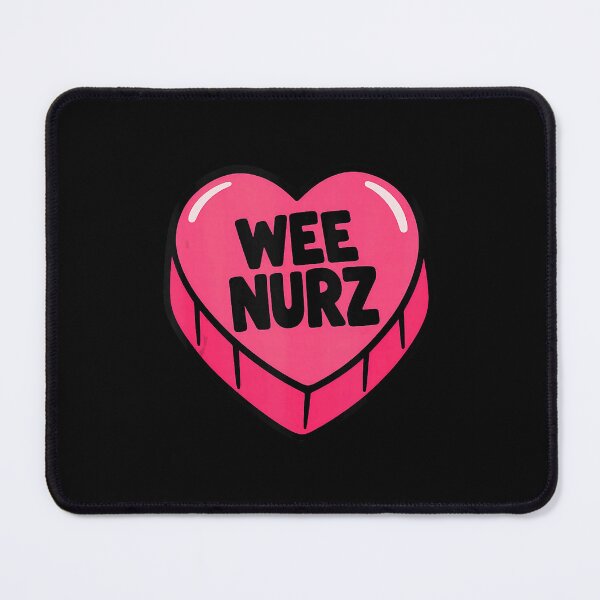 Item preview, Wee Nurz Funny Valentine Candy Heart Pun designed and sold by nryum.